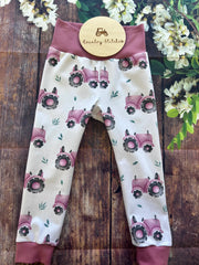 Country Stitches Tractor Leggings