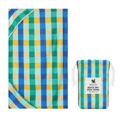 Dog & Bay Towel - Puppy Plaid