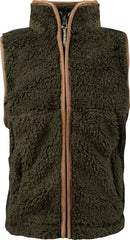 Childrens Olive Sherpa Countryman Gilet