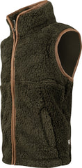 Childrens Olive Sherpa Countryman Gilet