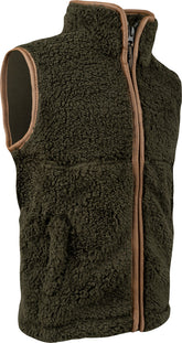 Childrens Olive Sherpa Countryman Gilet
