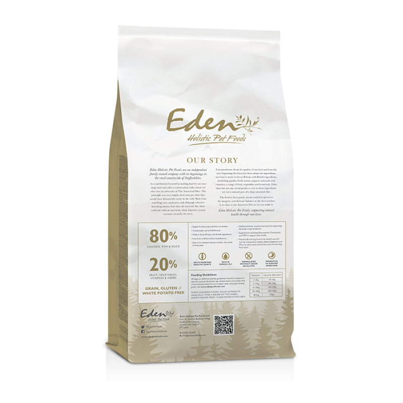 Eden Holistic 80/20 Original Cuisine 2kg Medium Kibble