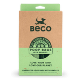 Beco Large Unscented Poo Bags | With Handles | 120