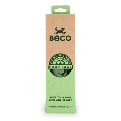 Beco Large Unscented Poo Bags | XL Single Roll | 300