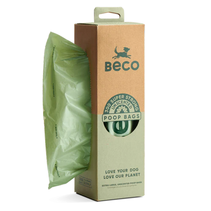 Beco Large Unscented Poo Bags | XL Single Roll | 300