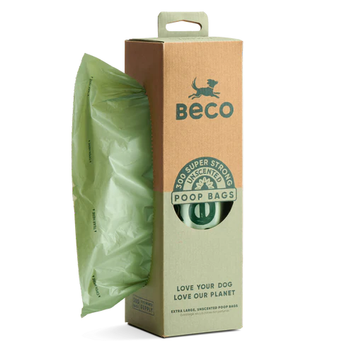 Beco Large Unscented Poo Bags | XL Single Roll | 300
