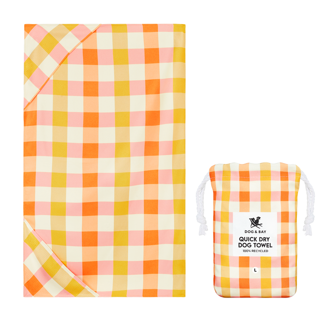 Dog & Bay Towel - Rhubark & Custard