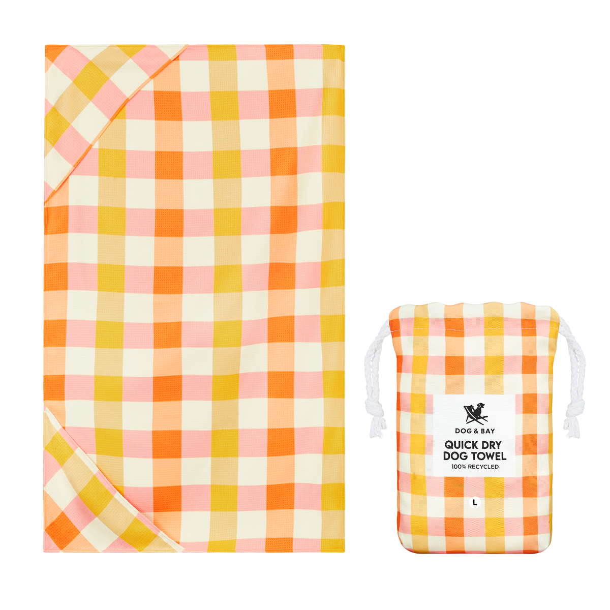 Dog & Bay Towel - Rhubark & Custard