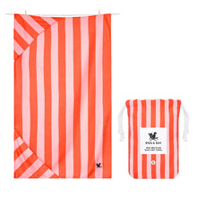 Dog & Bay Towel - Coral