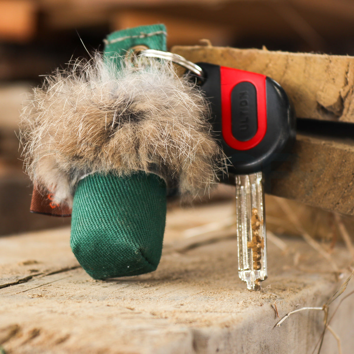 Firedog Keychain Mini Dummy With Fur — Sussex Gundog Supplies