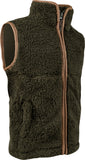Childrens Olive Sherpa Countryman Gilet