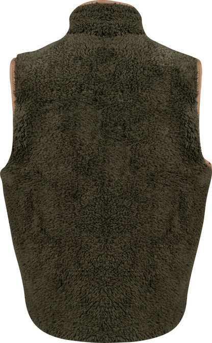 Childrens Olive Sherpa Countryman Gilet