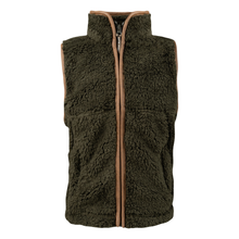 Childrens Olive Sherpa Countryman Gilet