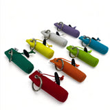 Dog & Field Keyring Mini Canvas Dummy
