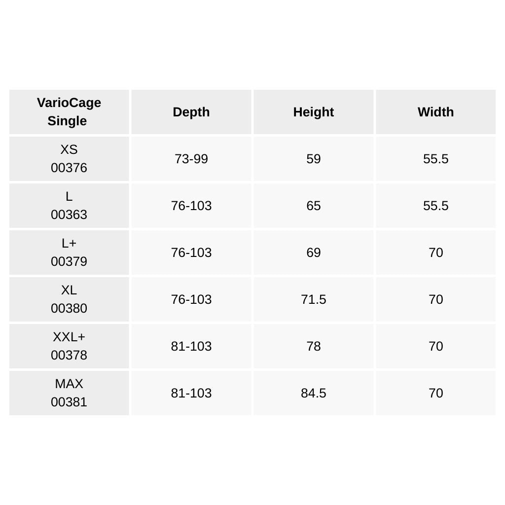 MIMsafe VarioCage Single
