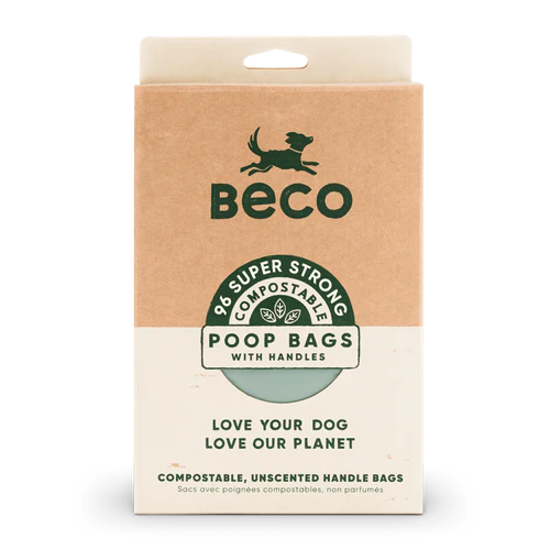 Beco Home Compostable Poo Bags | With Handles | 96