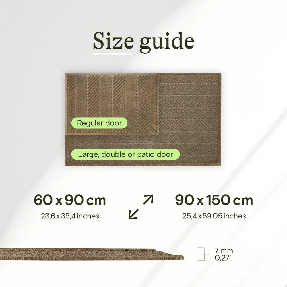 WaterHog Herringbone Indoor/Outdoor Doormat